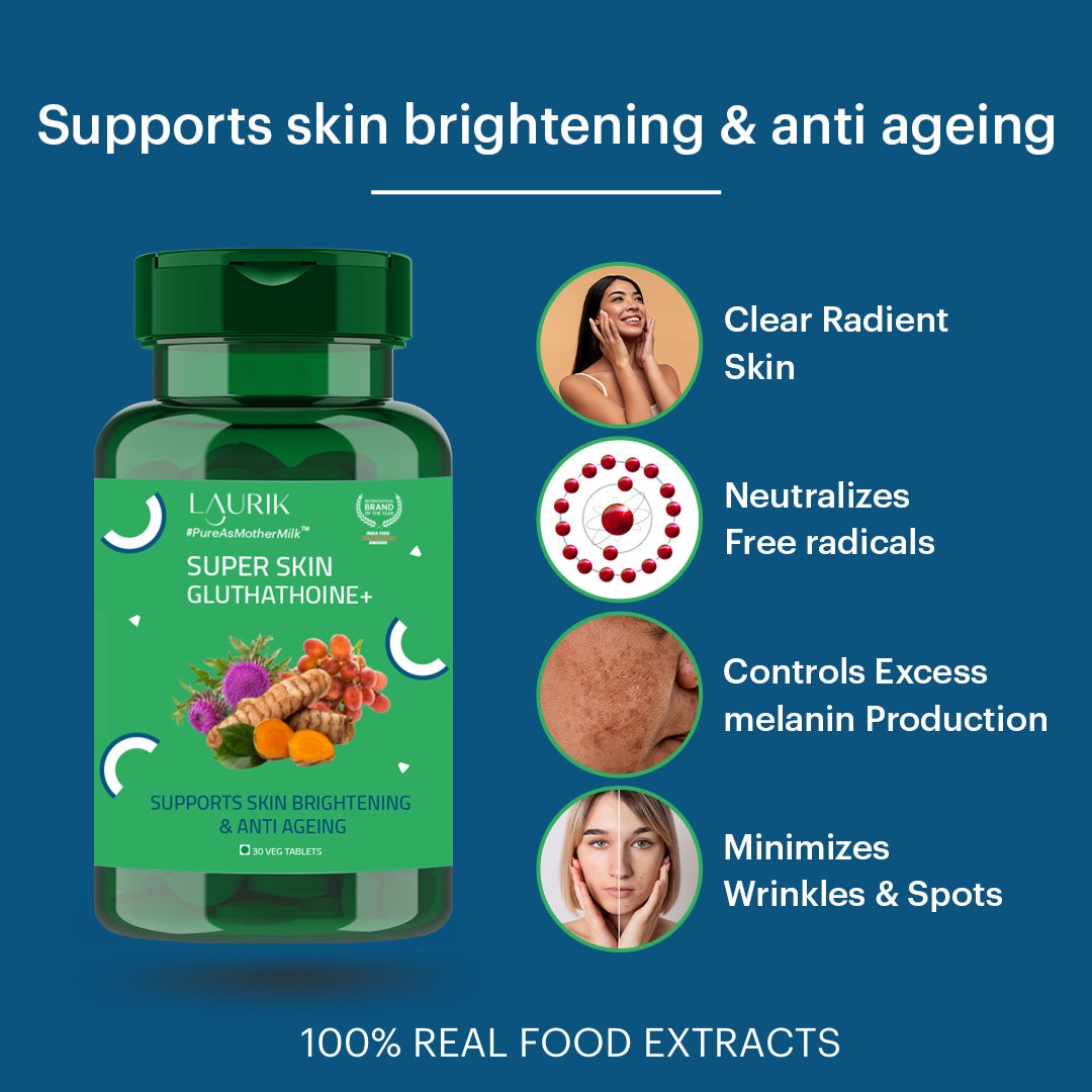 Super Skin Glutathoine + Skin Vitamin Tablets
